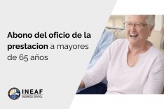 abono del oficio de la prestacion a mayores de 65 años