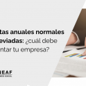 cuentas anuales normales o abreviadas