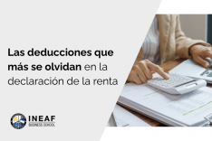 deducciones que más se olvidan en la declaración de la renta