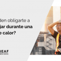 trabajar con una ola de calor